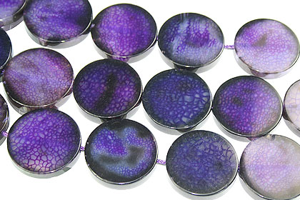 Design 16121: blue bulk lots coin beads