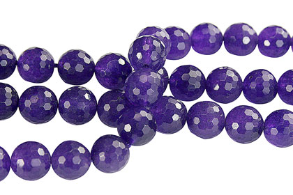 Design 16243: purple amethyst faceted beads