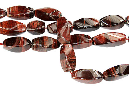 Design 16836: brown tiger eye beads