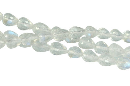 Design 18208: white moonstone beads