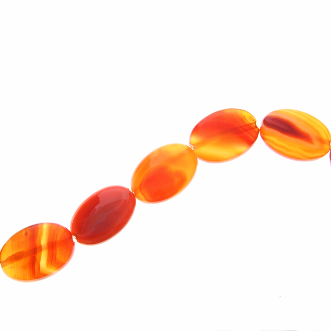 Design 20985: orange sardonyx beads