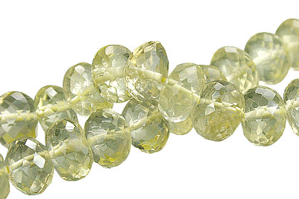 Design 21018: green quartz beads