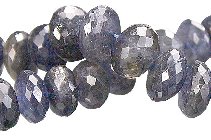Design 21019: blue iolite beads