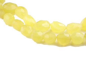 Design 3131: yellow chalcedony staff-picks beads