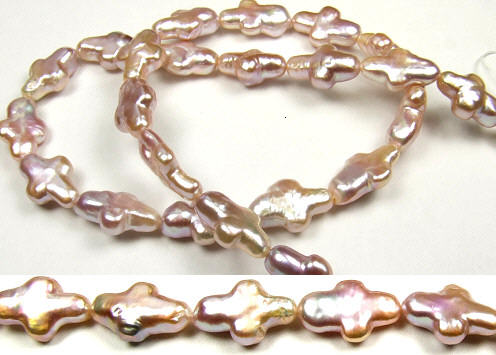 Design 5730: Pink pearl christian beads