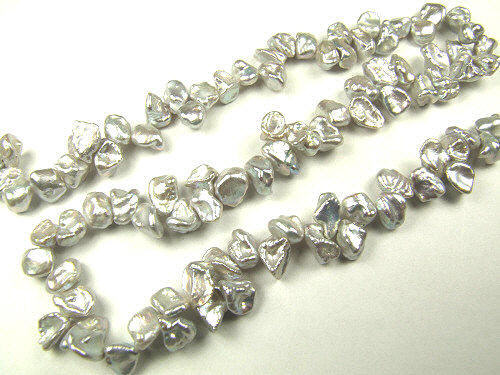 Design 5746: Gray pearl beads