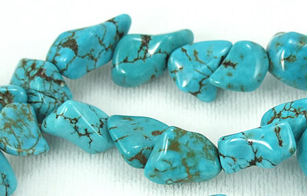 Design 5754: Blue magnesite beads
