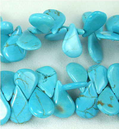 Design 5765: Blue magnesite beads