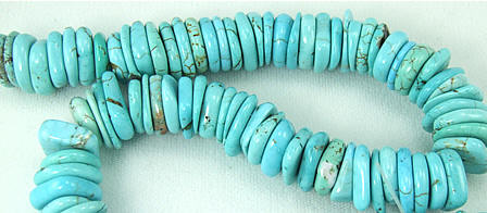 Design 5772: Blue magnesite beads