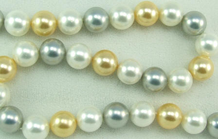 Design 5799: Multi mother-of-pearl beads