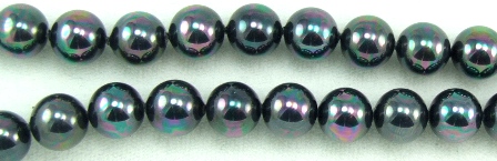 Design 5803: Peacock mother-of-pearl beads