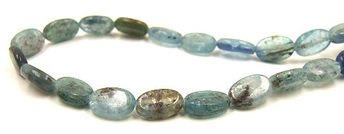 Design 5954: Blue kyanite oval beads