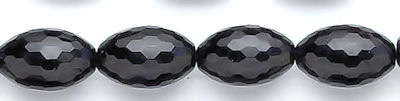 Design 6069: black black onyx faceted beads