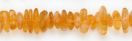 Design 6187: yellow citrine chips beads