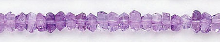 Design 6194: purple amethyst faceted beads