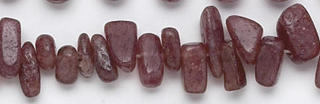 Design 6267: red muscovite chips beads