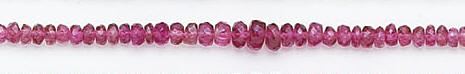 Design 6577: pink tourmaline faceted beads