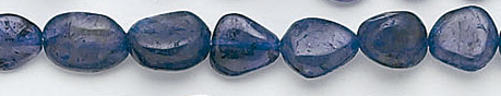 Design 6594: blue iolite nuggets beads