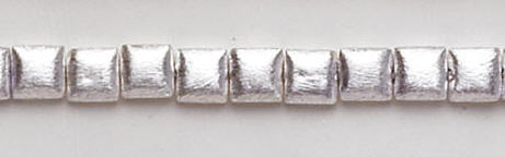 Design 6615: silver bali sterling square beads