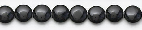 Design 6620: black black onyx coin beads