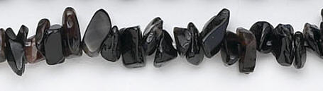 Design 6628: black black onyx chips beads