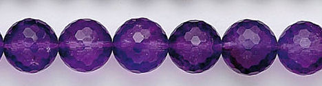 Design 6686: purple amethyst faceted beads