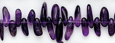 Design 6688: purple amethyst chips beads