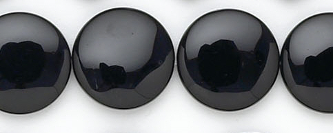 Design 6744: black black onyx coin beads