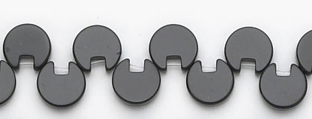 Design 6755: black black onyx beads