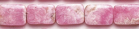 Design 6794: pink rhodocrosite beads