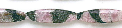 Design 6813: pink, black jasper beads