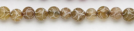 Design 6858: green jade suchow careved beads