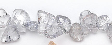 Design 6938: gray, white crystal beads