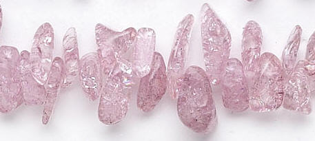 Design 6940: pink crystal beads