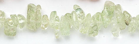 Design 6942: green crystal beads