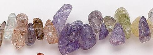 Design 6944: multi crystal beads