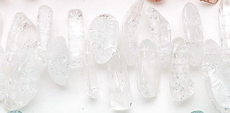 Design 6946: white crystal beads