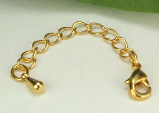 Design 6975: yellow silver tear-drop beads