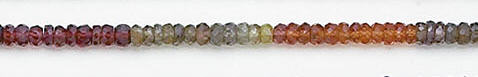 Design 7037: multi sapphire beads