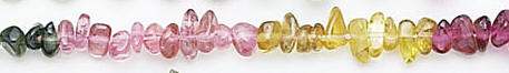 Design 7050: multi tourmaline chips beads