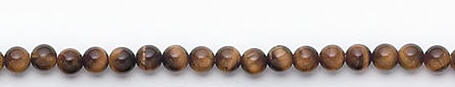 Design 7076: brown tiger eye beads