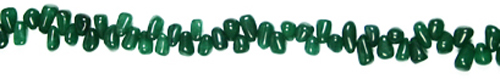 Design 7746: green jade beads