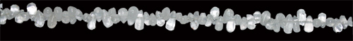 Design 7753: White crystal beads