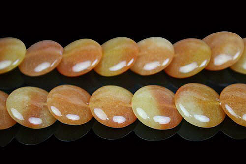 Design 7887: Yellow, Orange aventurine beads