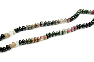 Design 8006: Pink, Green citrine beads