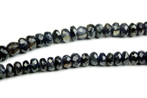 Design 8007: blue iolite faceted beads