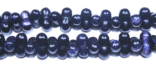 Design 8024: Blue goldstone beads