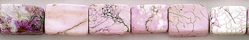 Design 8205: pink, white magnesite beads