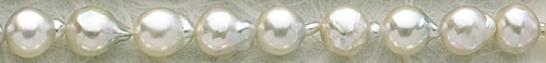 Design 8247: white pearl beads