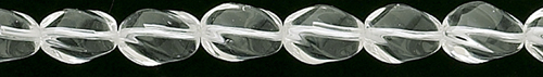 Design 8389: white crystal beads
